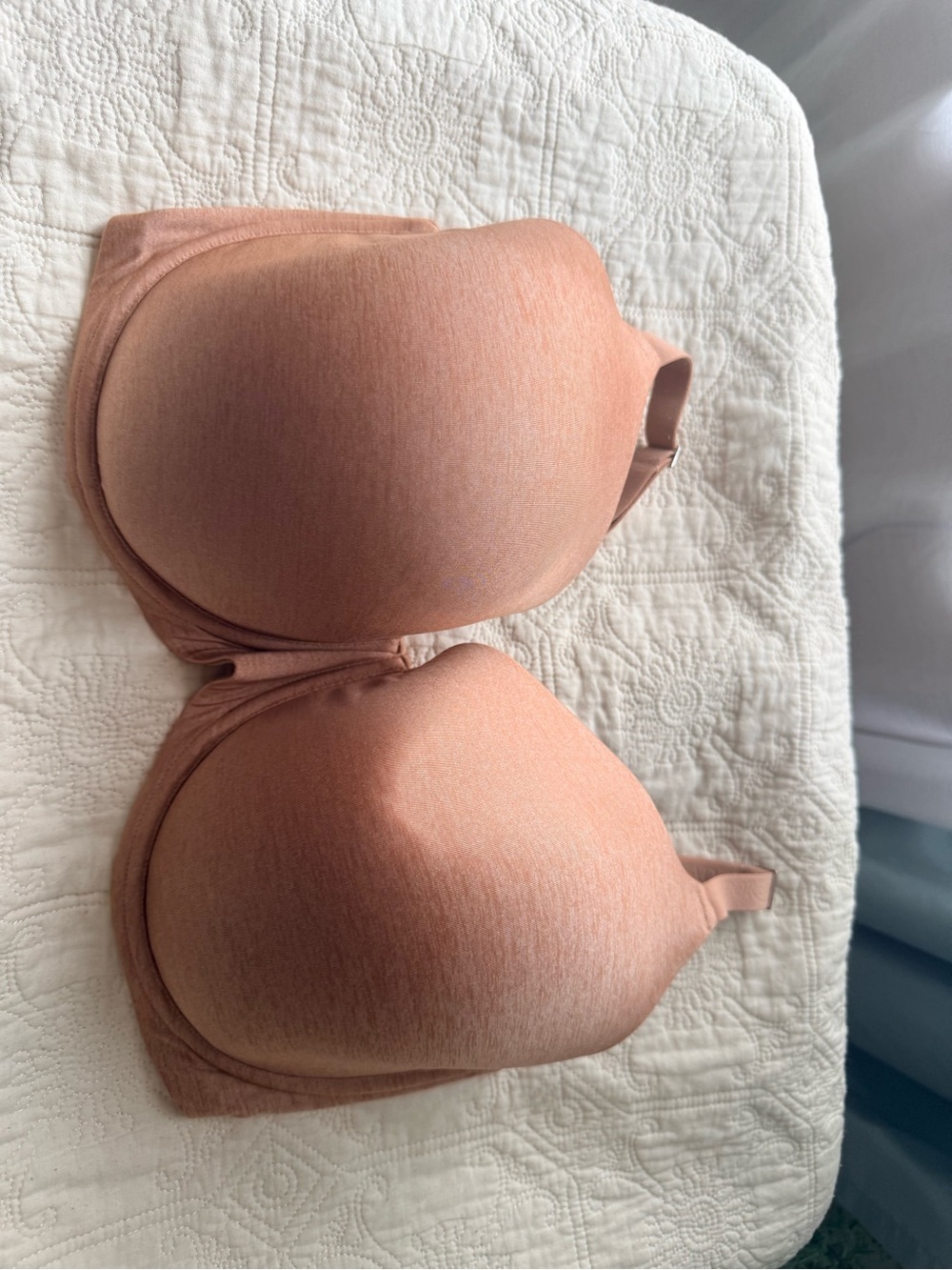 Adore me Everyday Full coverage T-Shirt Bras - Gray and Peach Set - Picture 2 of 9
